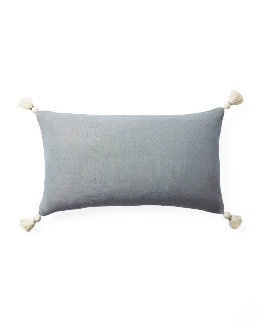 tassel throw pillow Serena & Lily