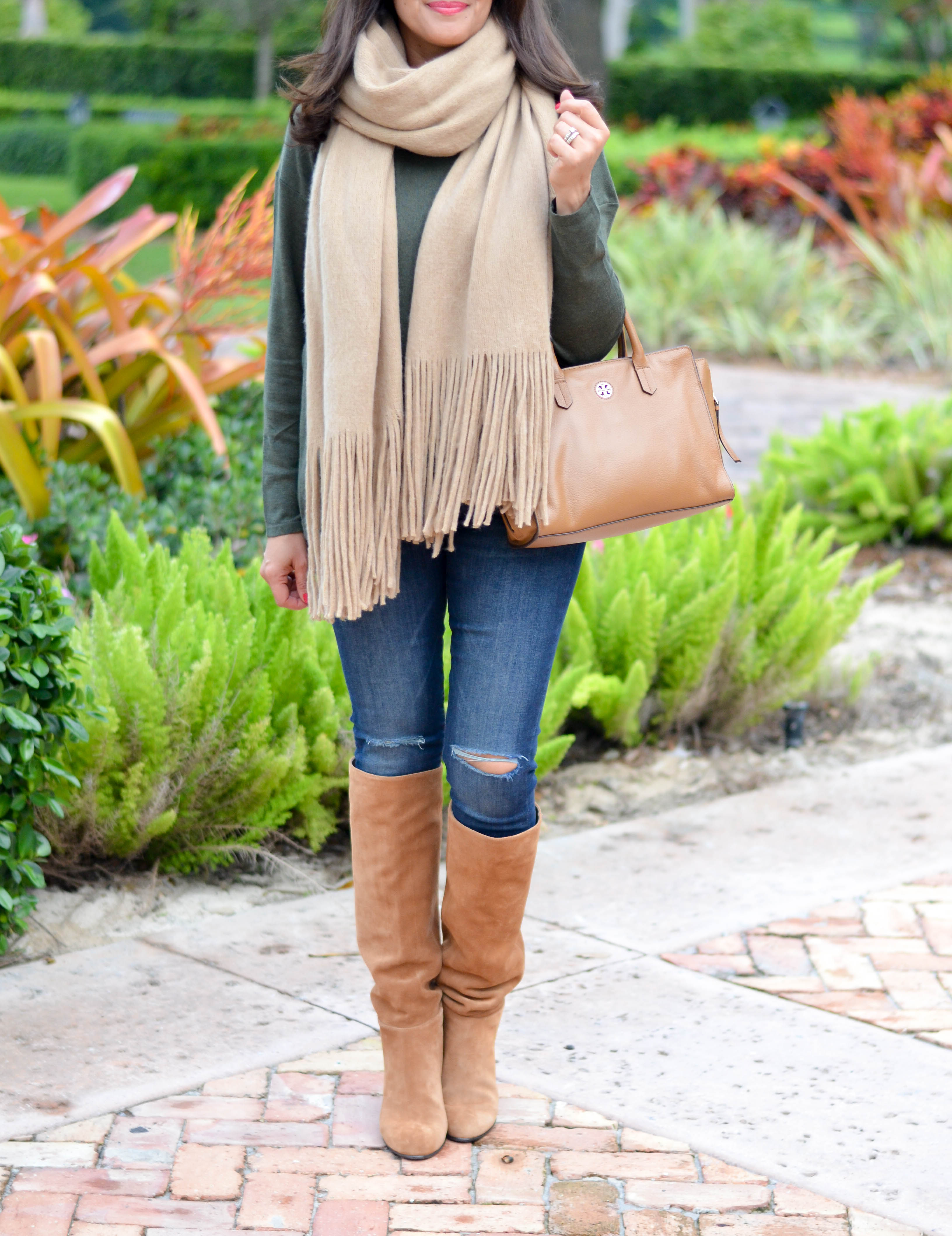 cozy oversized scarf