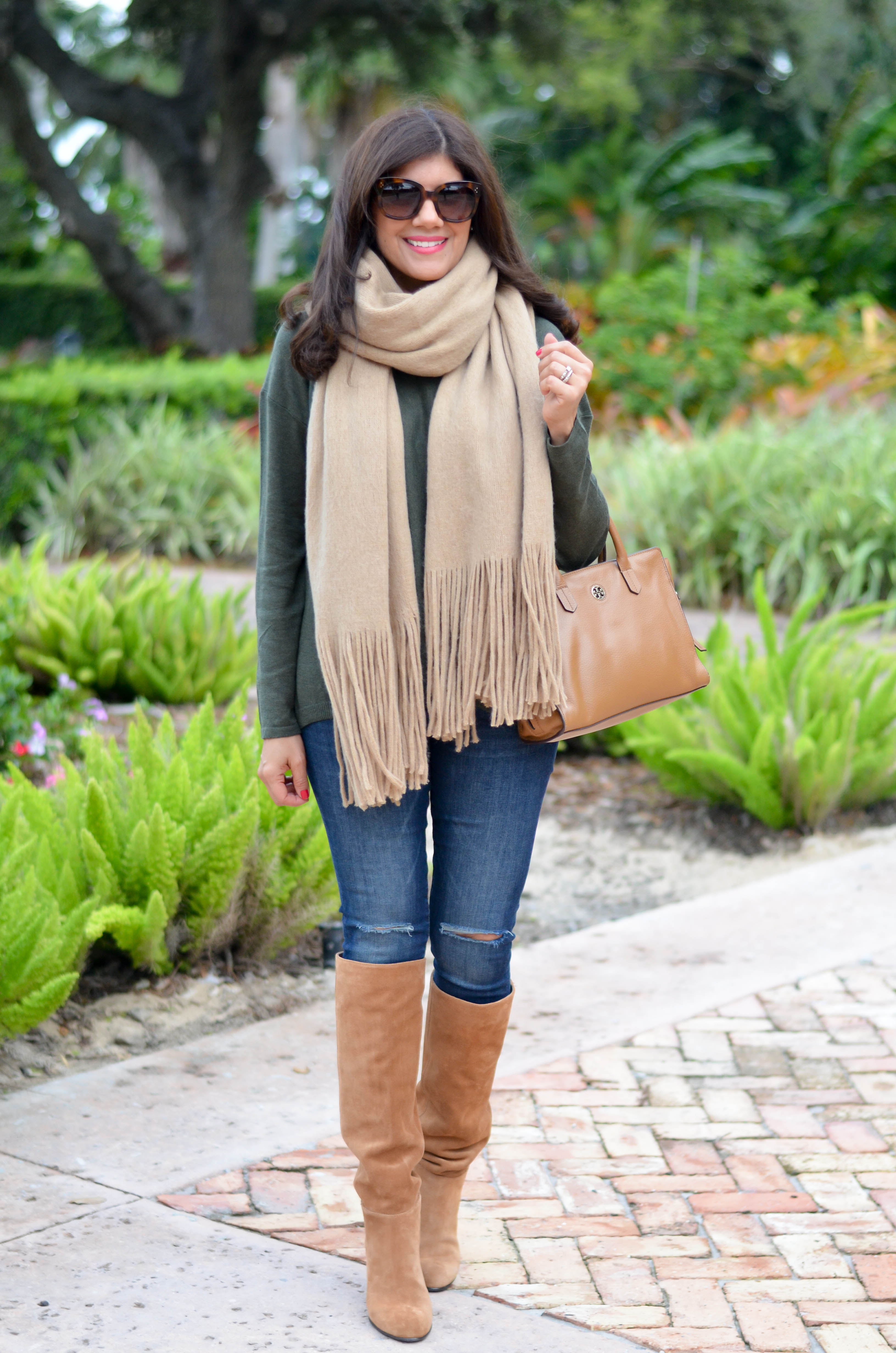 cozy oversized scarf