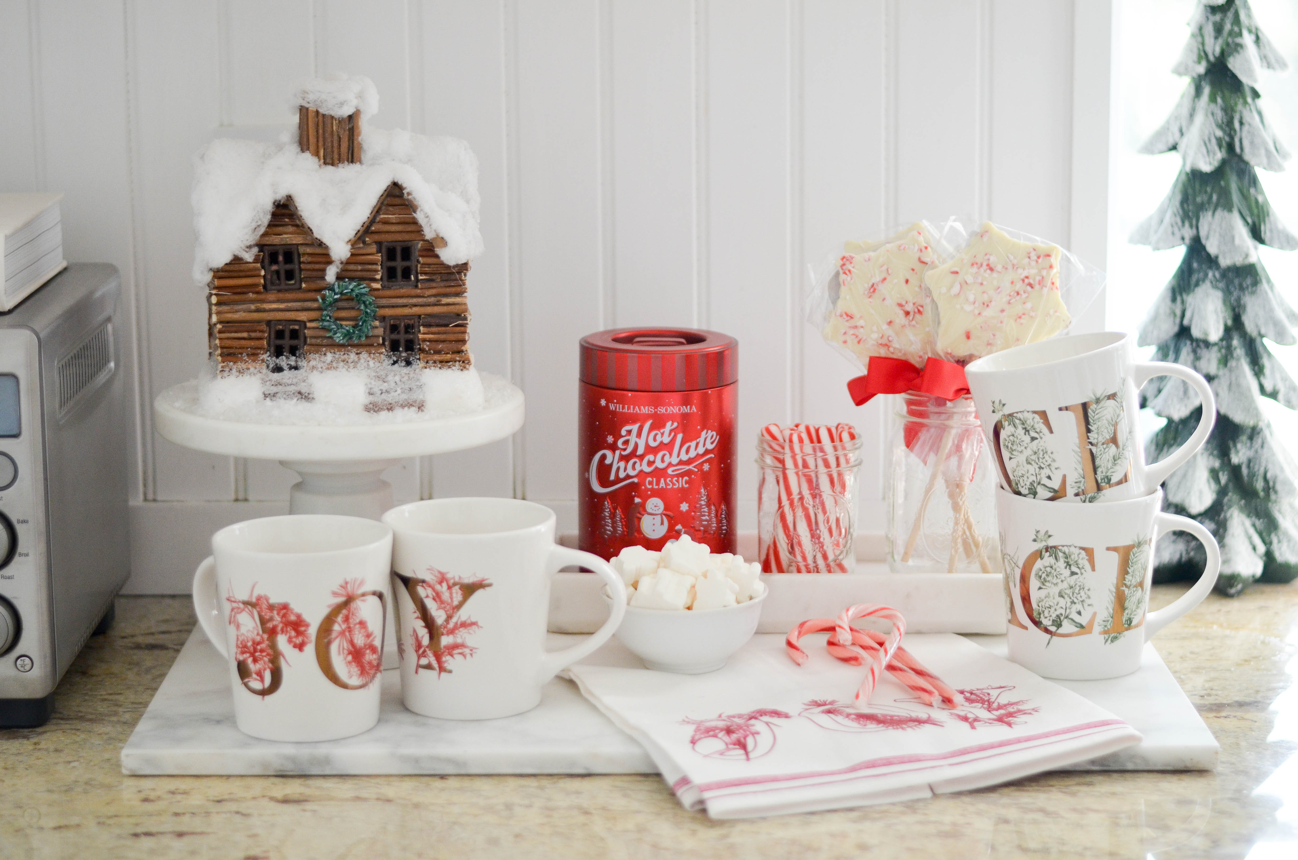 how to set up hot cocoa bar