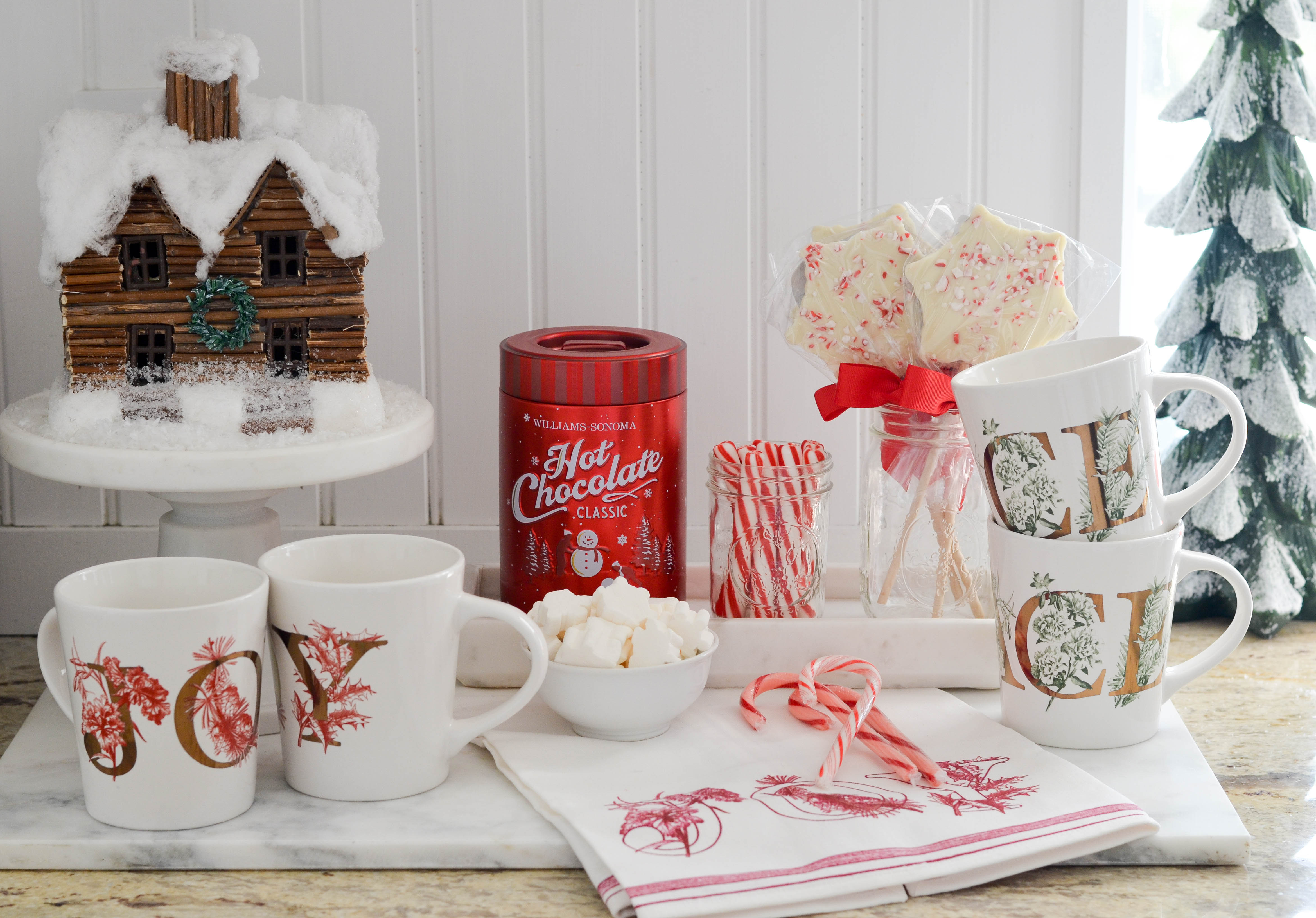 how to set up hot cocoa bar