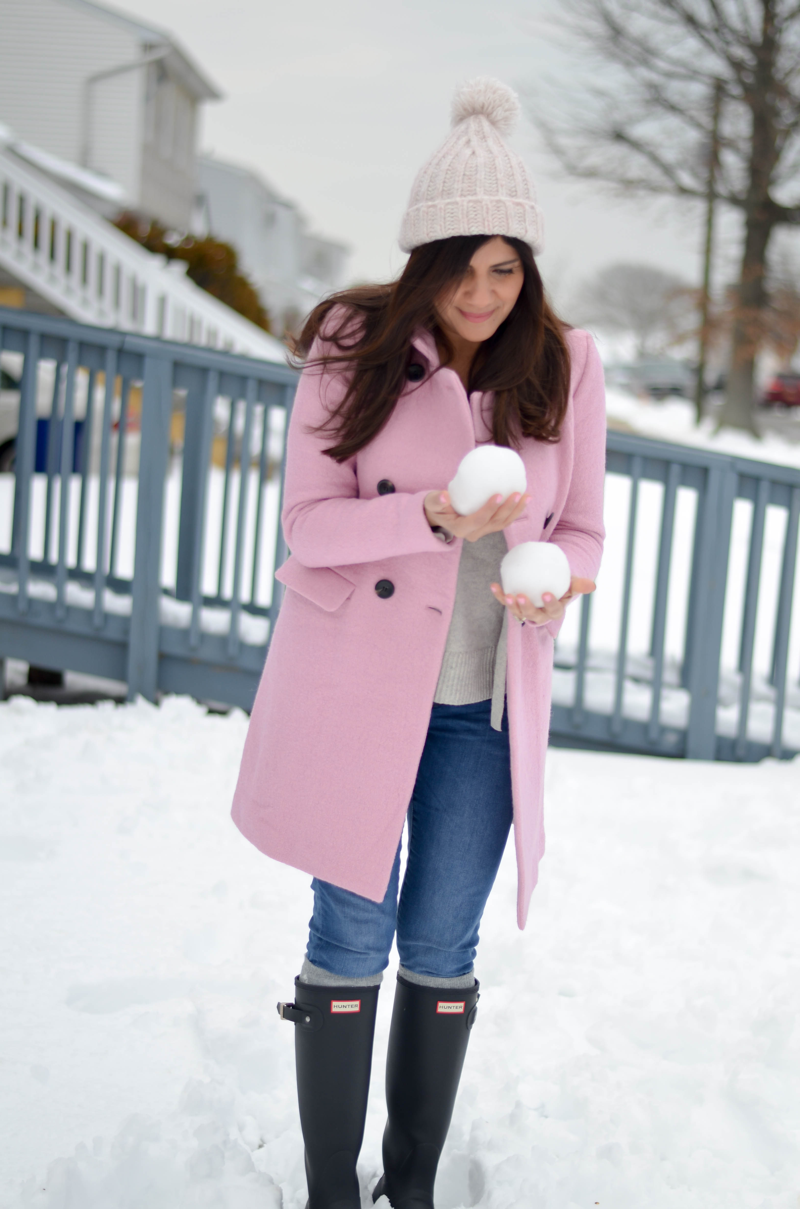 blush statement coat 