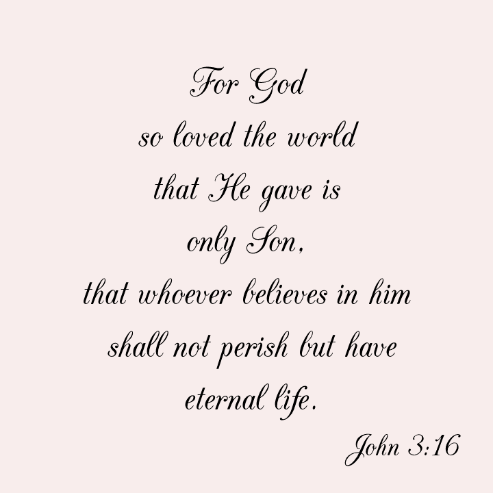 John 3-16