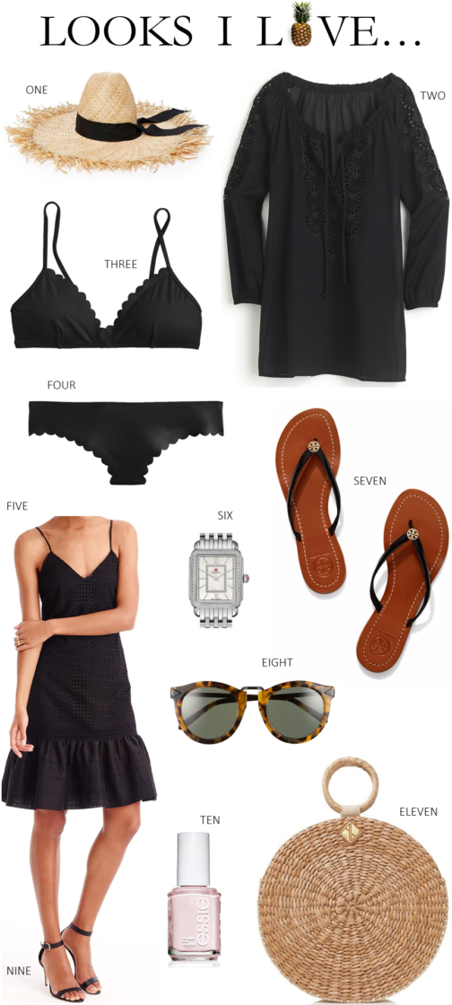 LOOKS I LOVE // HOW TO WEAR BLACK IN THE SUMMER - Beautifully Seaside