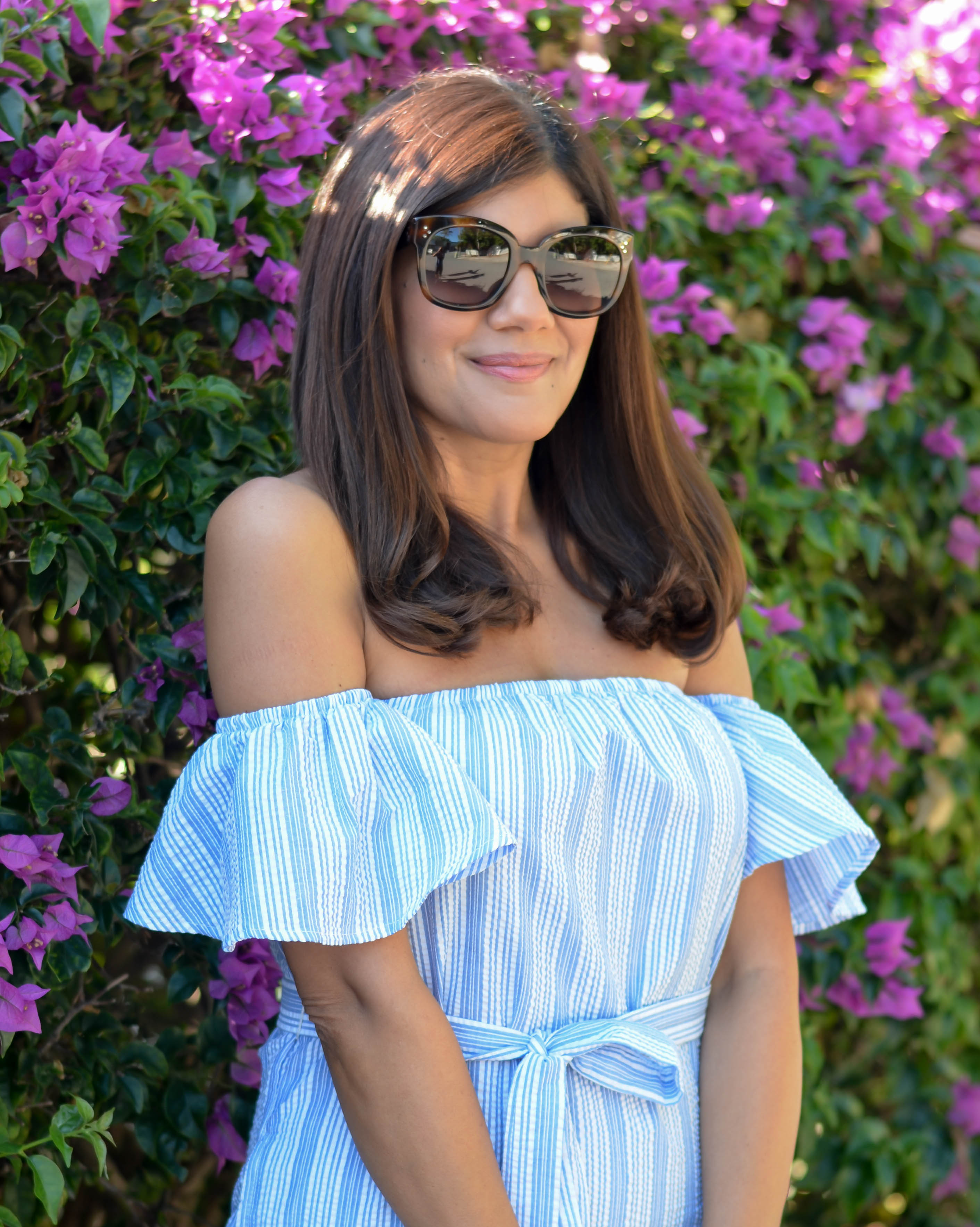 Off the shoulder outlet vacation dress