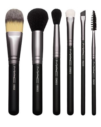 M.A.C basic makeup brushes