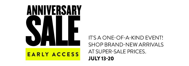 early access Nordstrom Anniversary Sale