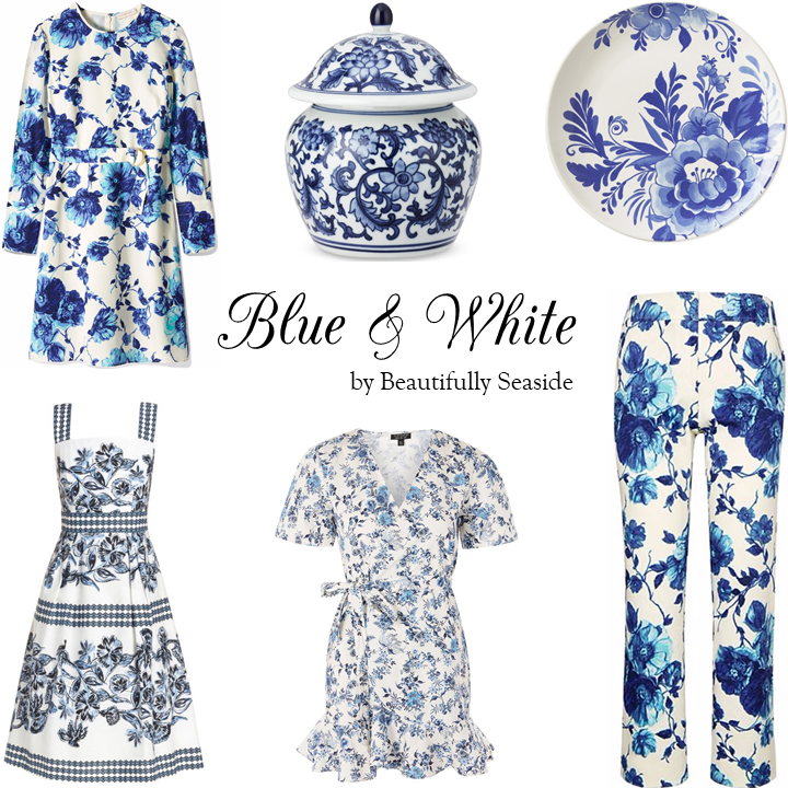 blue and white styles