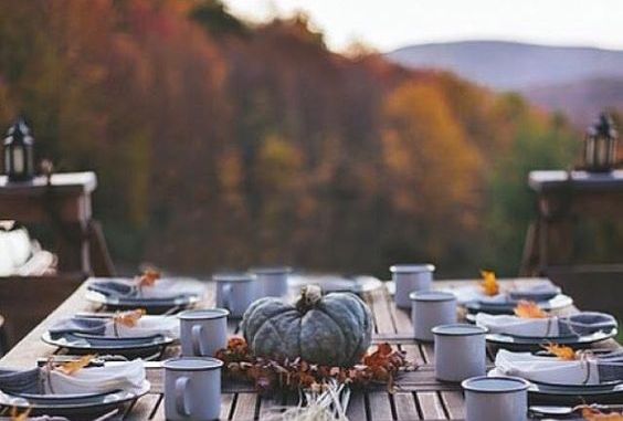 autumn table setting