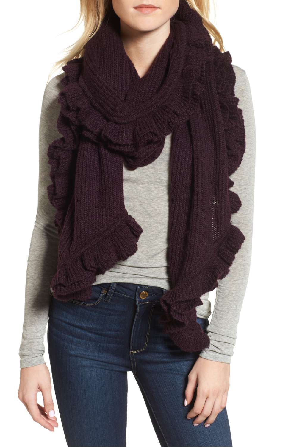 ruffle scarf Rebecca Minkoff