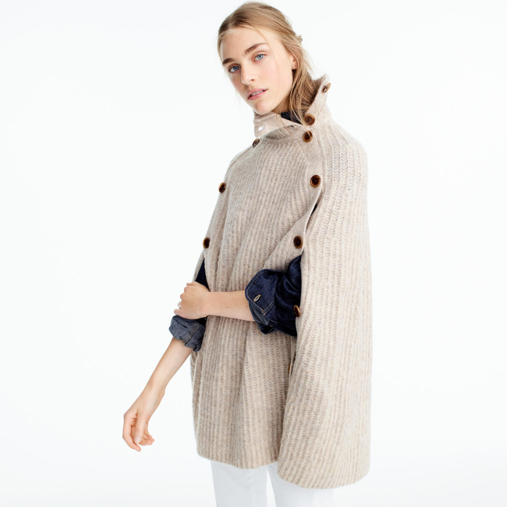 J.Crew sweater cape