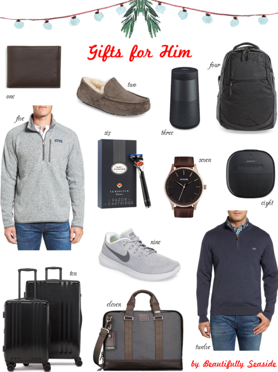 HOLIDAY GIFT GUIDE FOR HIM - Beautifully Seaside