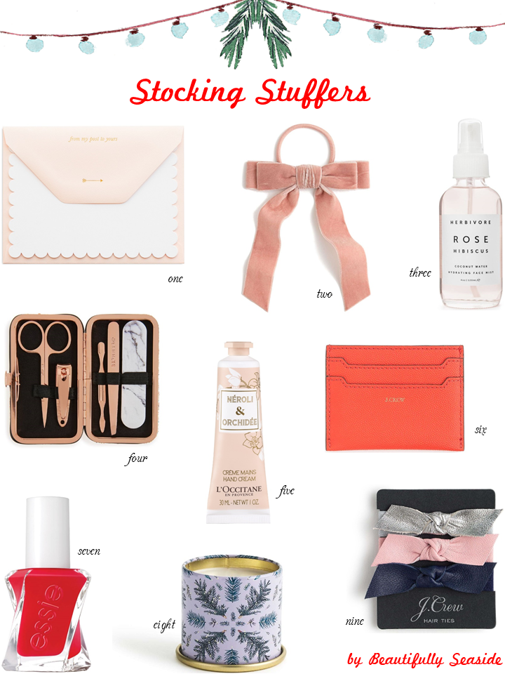 Holiday Gift Guide Stocking Stuffers for her