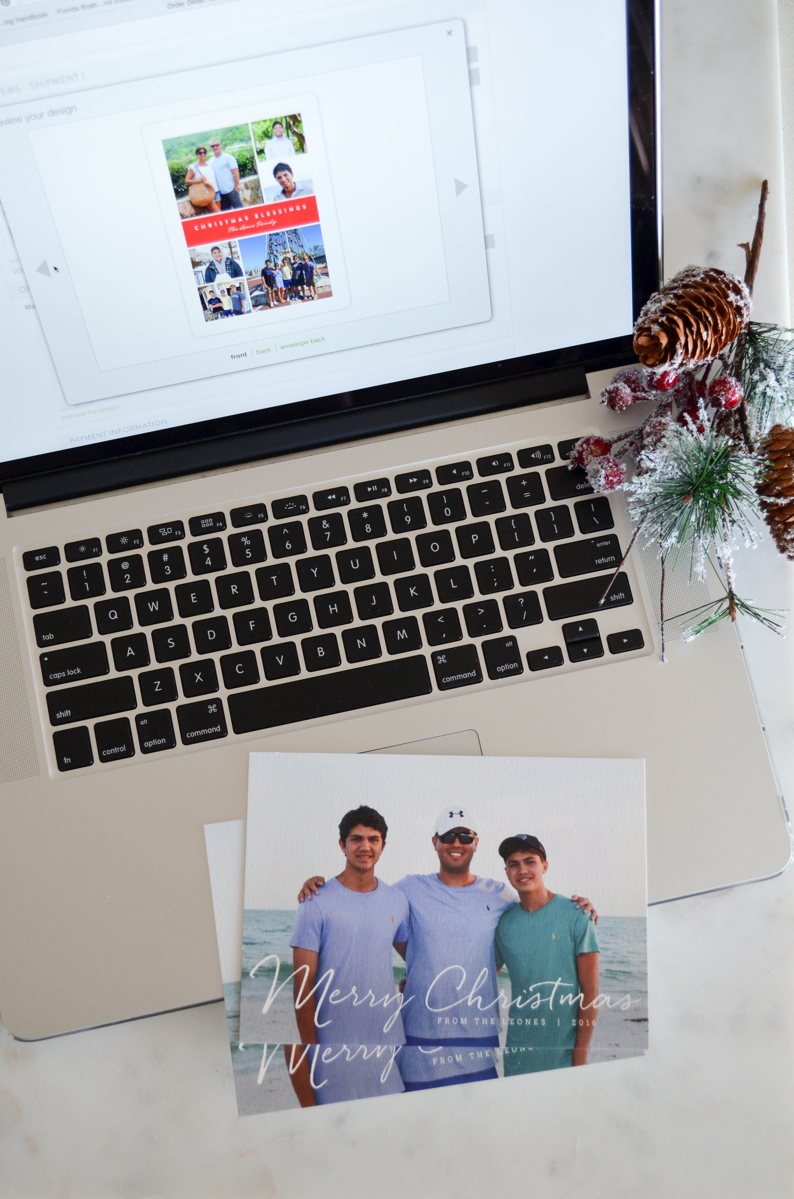 Christmas photo cards with Minted