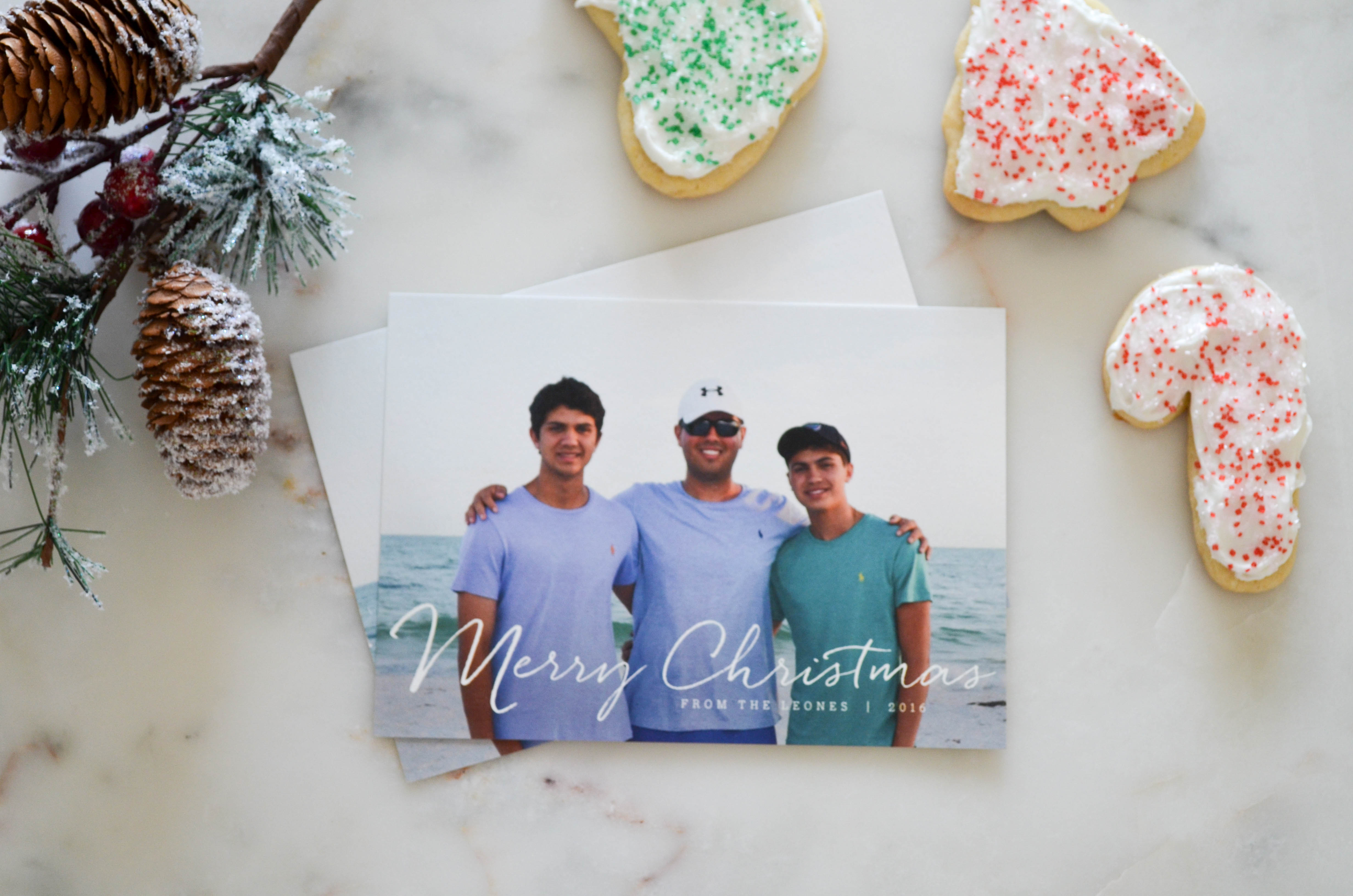 Christmas photo cards with Minted