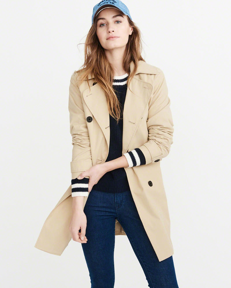 Classic spring trench coat