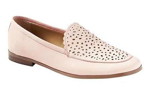 Laser cut loafer