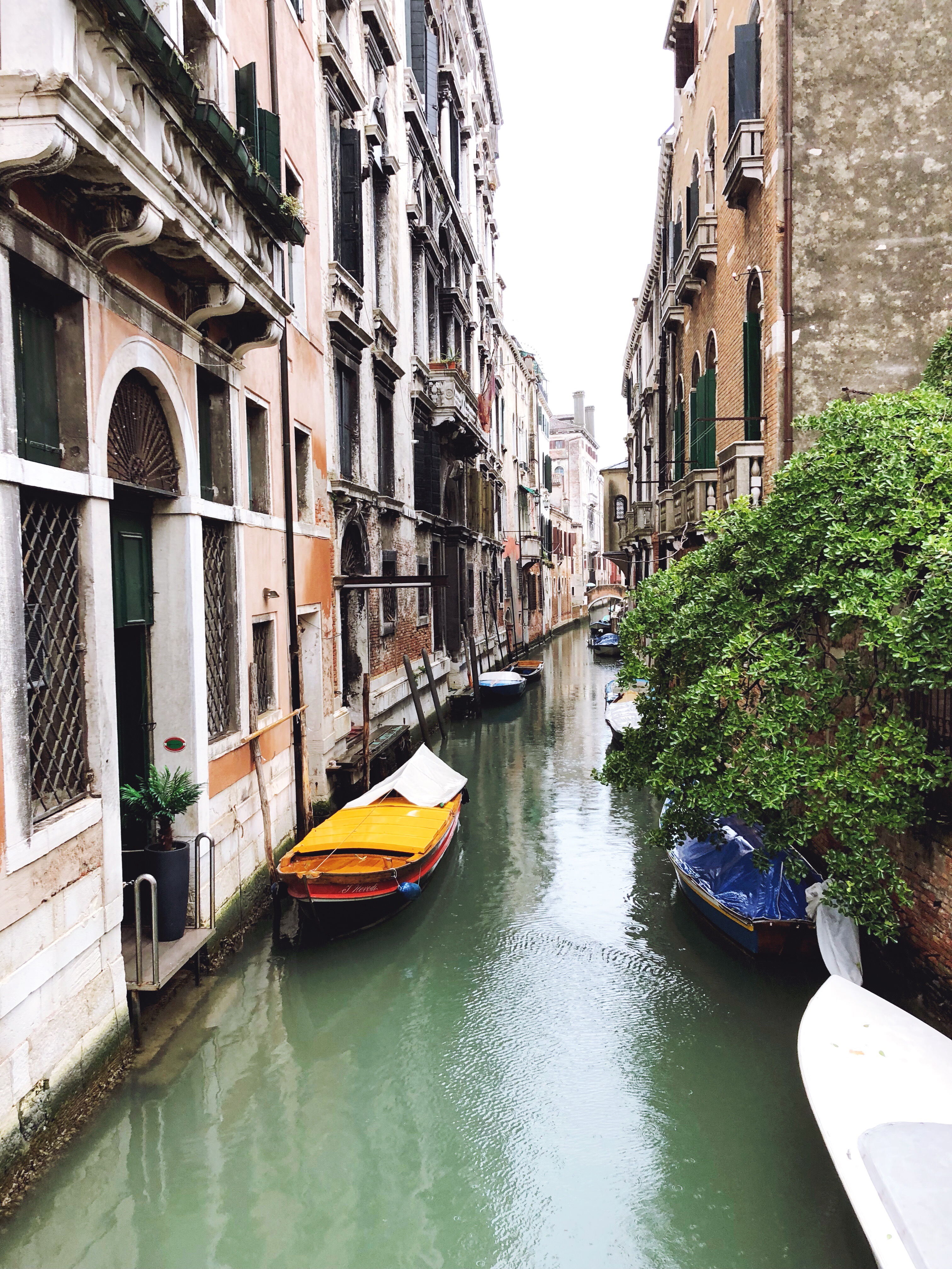 Venice canals in early spring