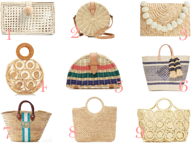 BEST STRAW BAGS FOR SUMMER - Beautifully Seaside