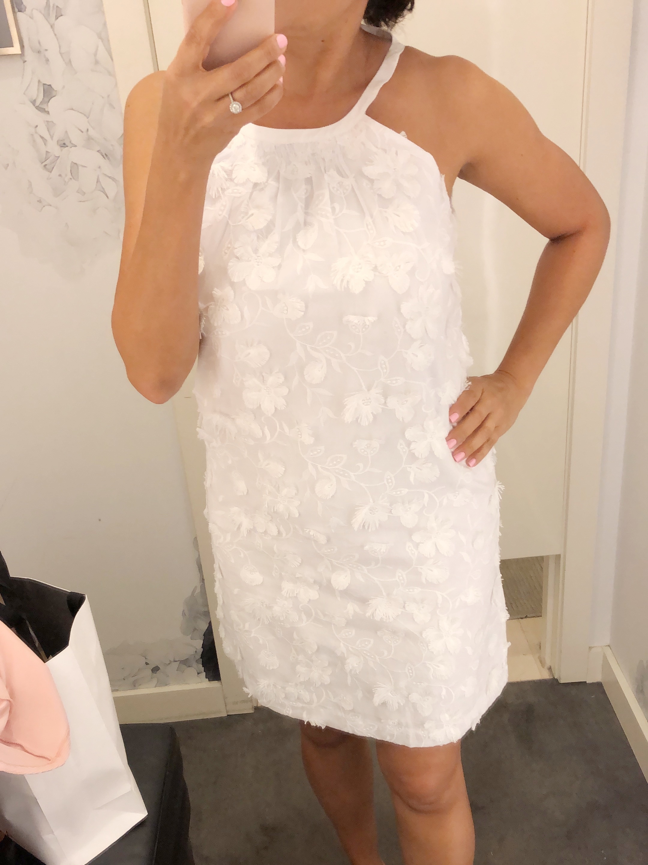 White Ann Taylor Dress