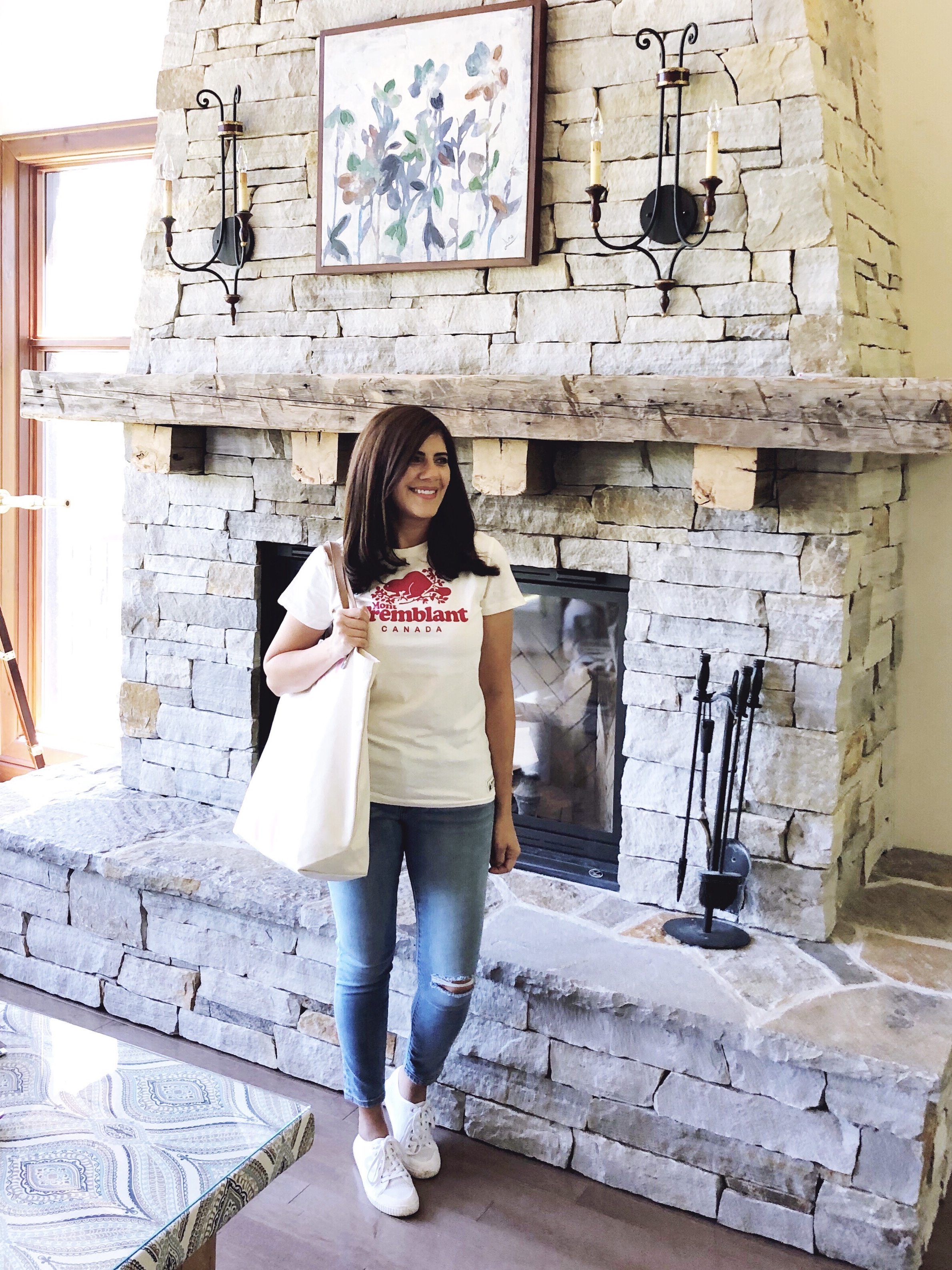 Fireplace in Mont Tremblant Canada