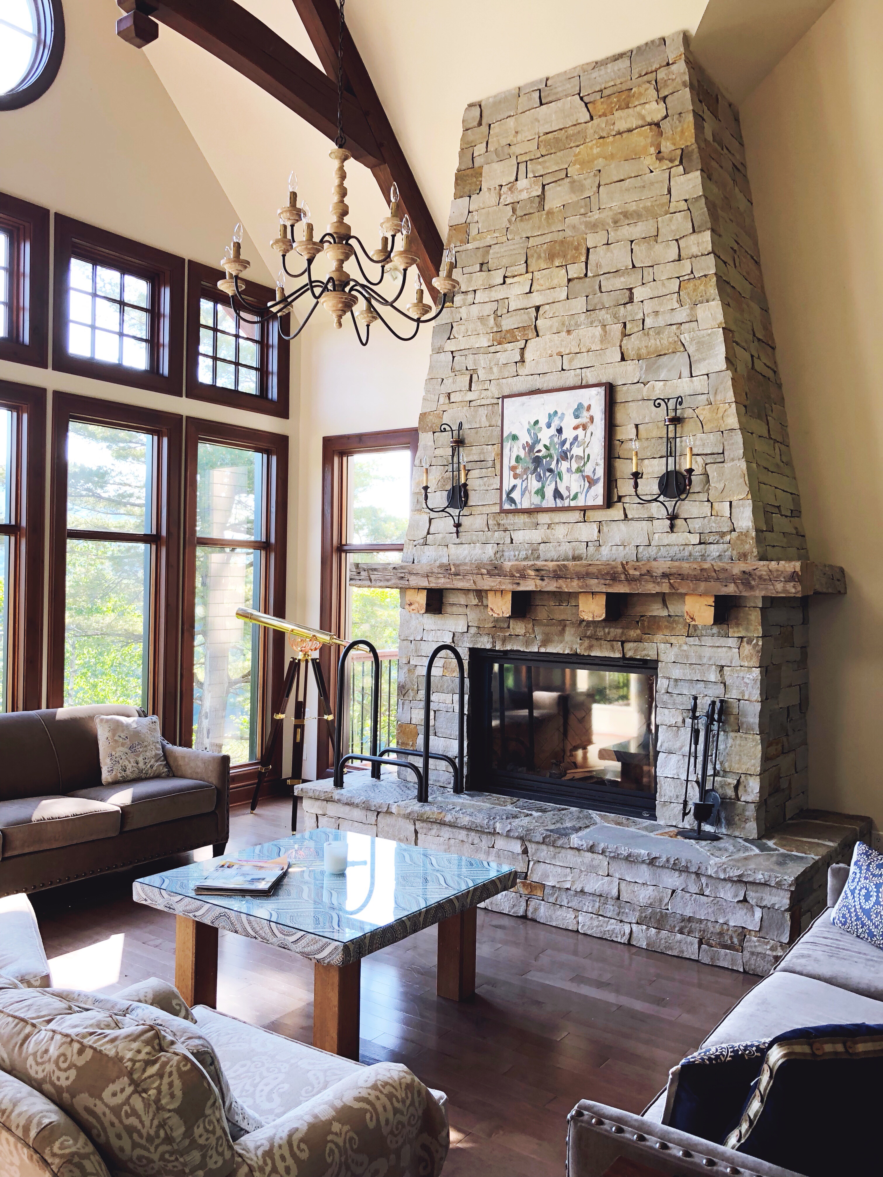 Living Room in Mont Tremblant