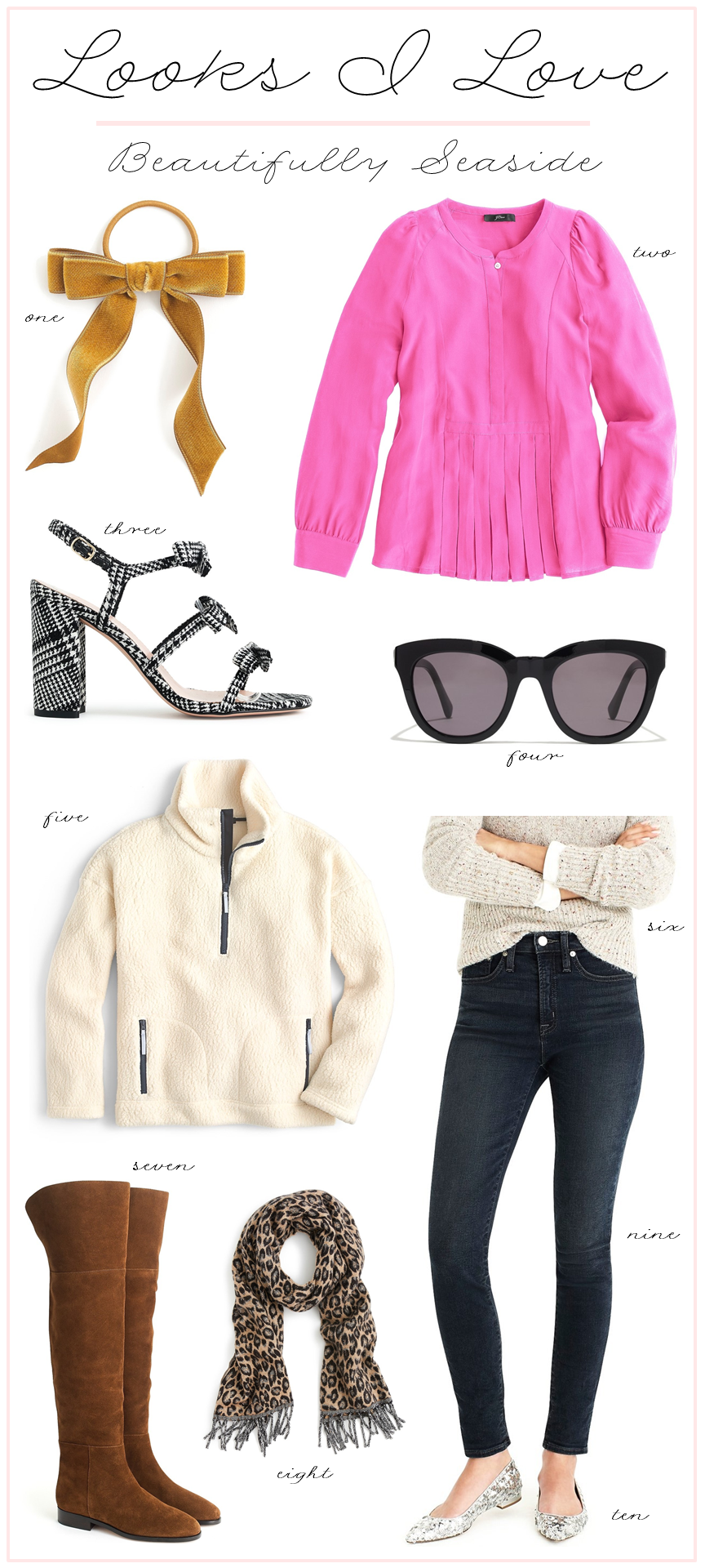 Fun and flattering fall style by J.Crew