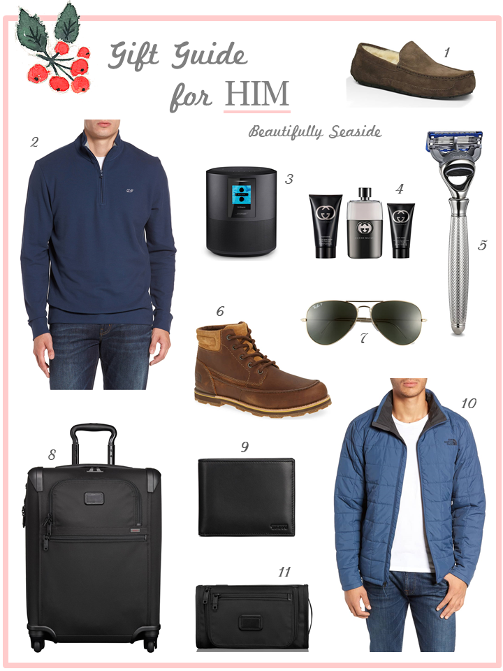 HOLIDAY GIFT GUIDE FOR HIM - Beautifully Seaside