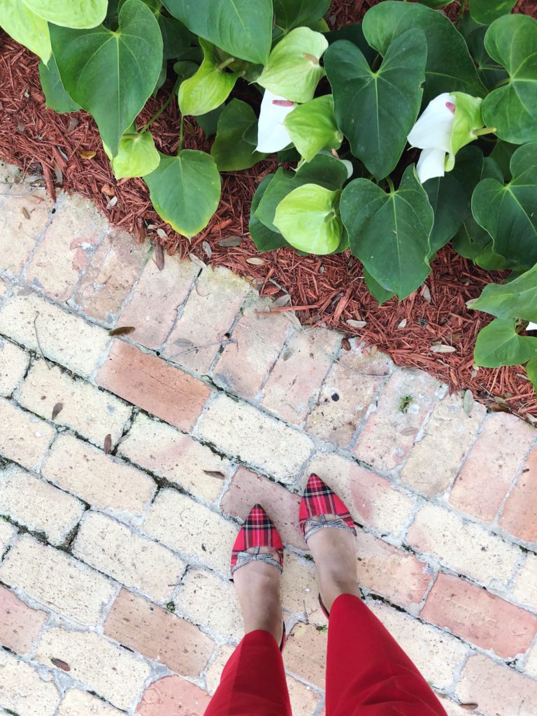 WEARING ALL RED TO A CHRISTMAS LUNCHEON-Beautifully Seaside