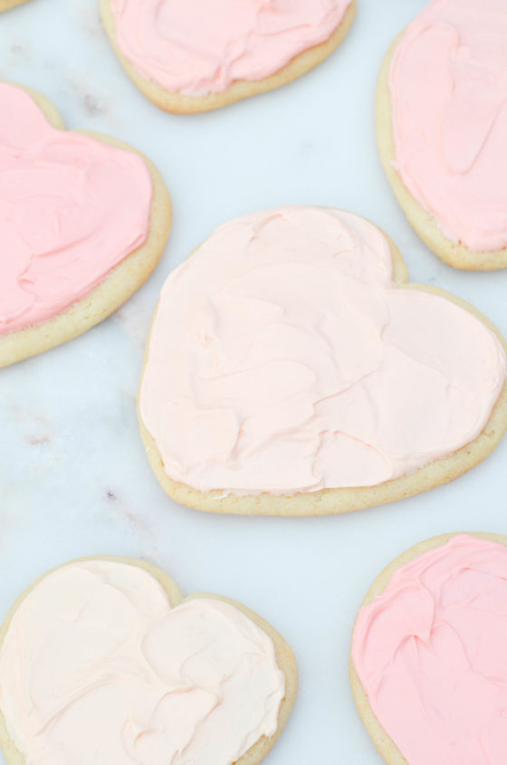 VALENTINE'S DAY HEART SUGAR COOKIES - Beautifully Seaside