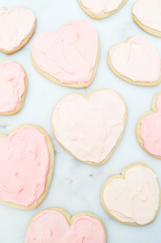 VALENTINE'S DAY HEART SUGAR COOKIES - Beautifully Seaside