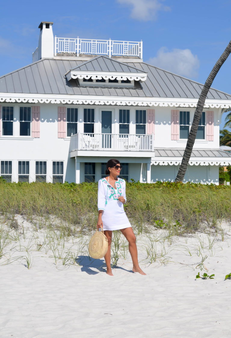 J.CREW EMBROIDERED BEACH TUNIC