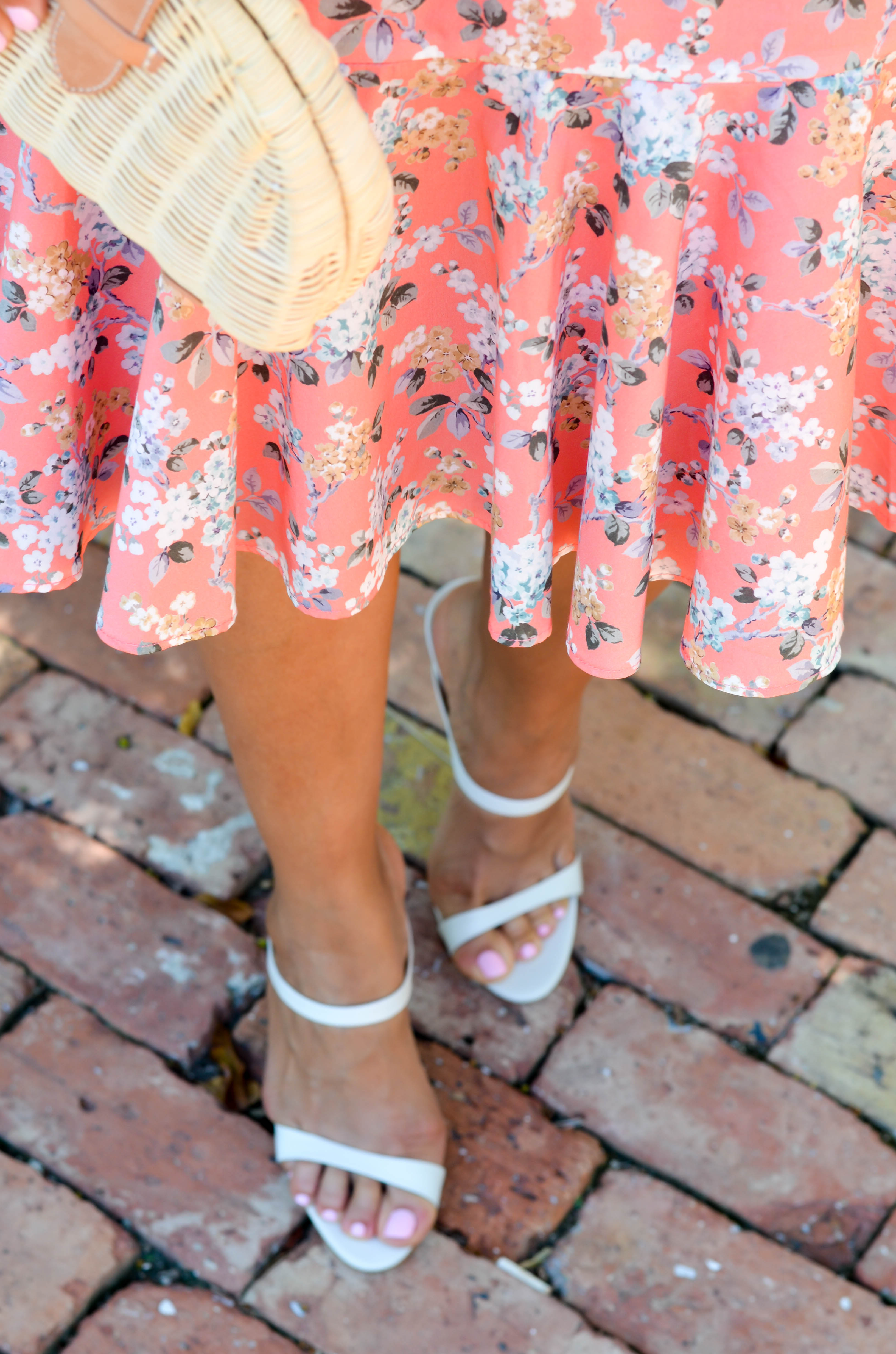 J.CREW RUFFLE HEM FLORAL MIDI DRESS FOR SPRING with Beautifully Seaside