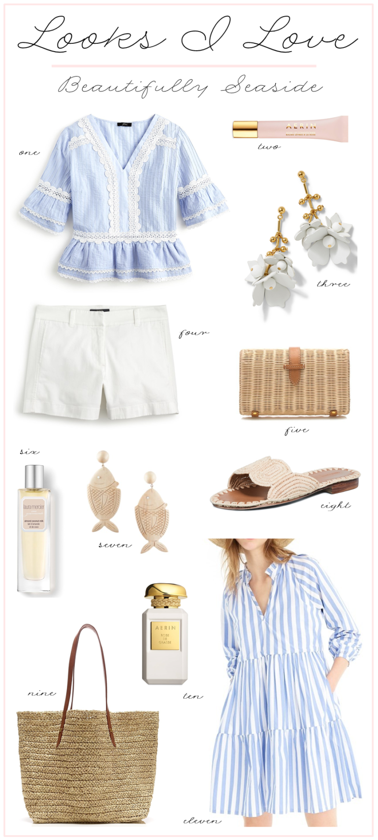 Summer Blue and White- Beautifully Seaside