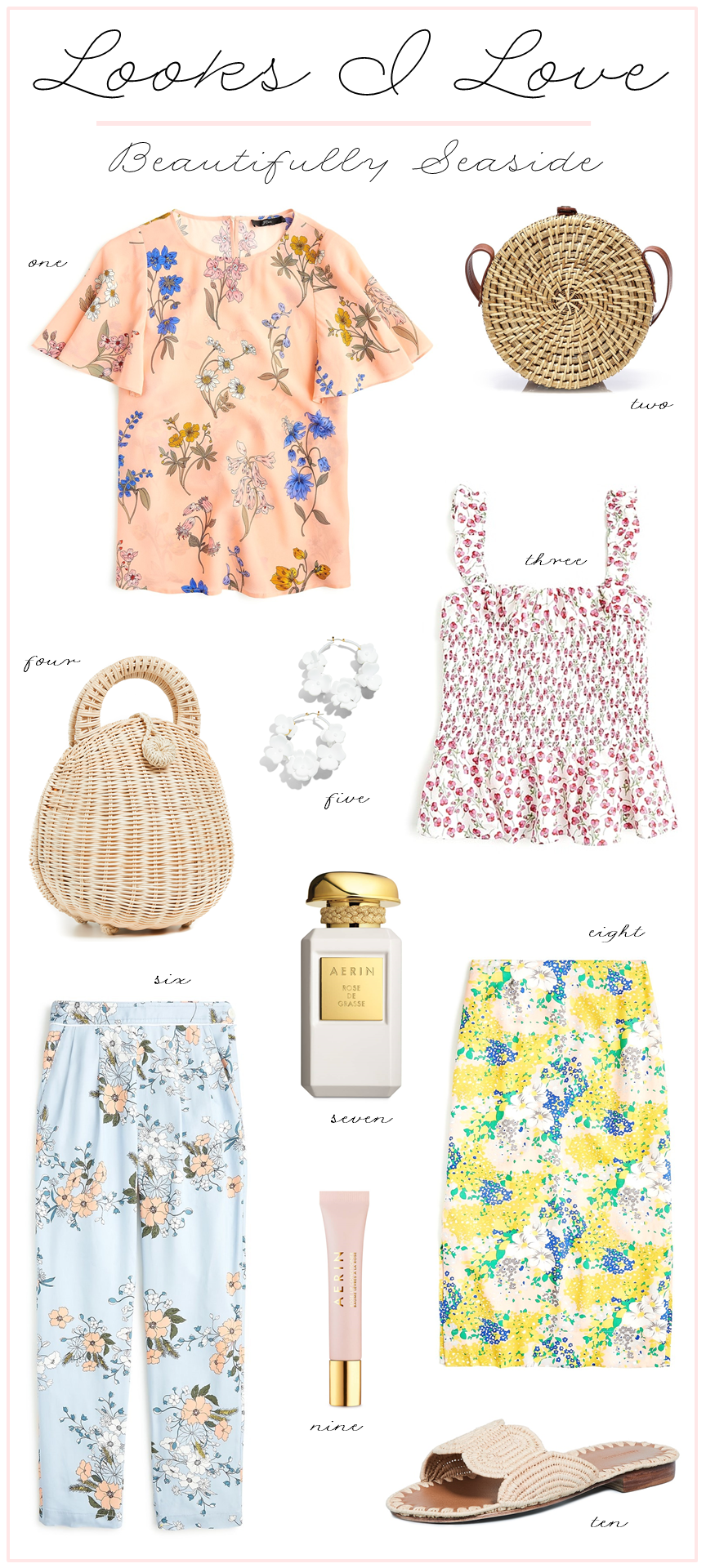 Pretty Summer Florals- Beautifully Seaside Blog