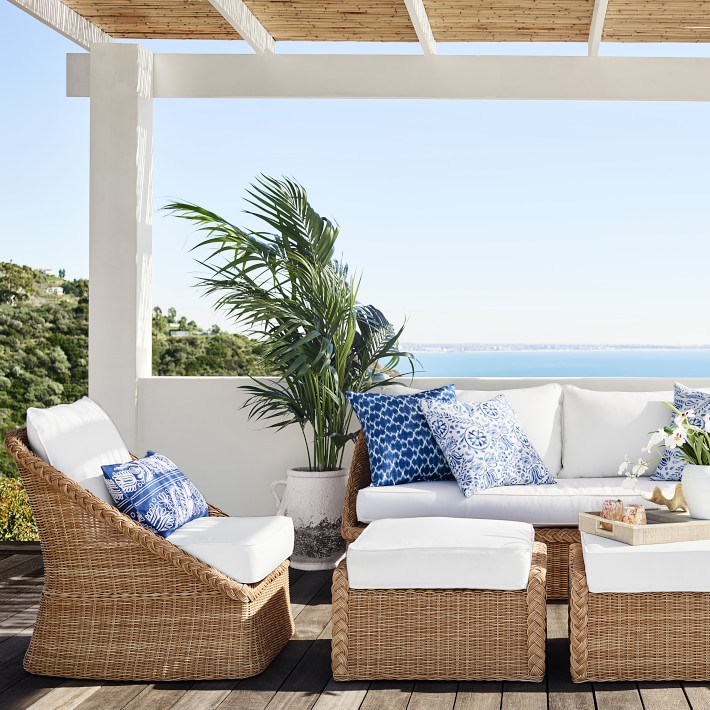 aerin east hampton outdoor sofa o Beautifully Seaside