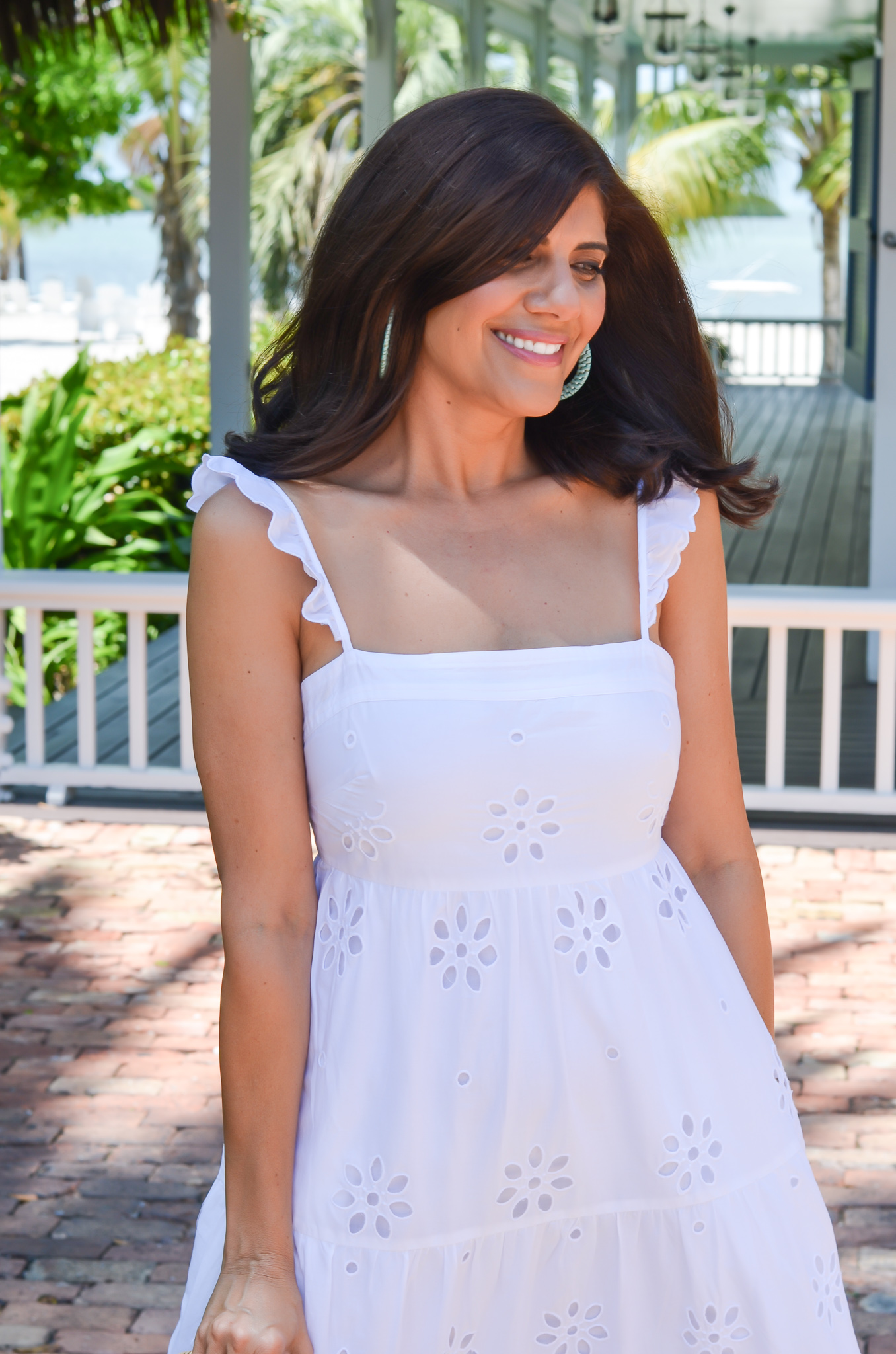 sunday brunch outfits - white dress