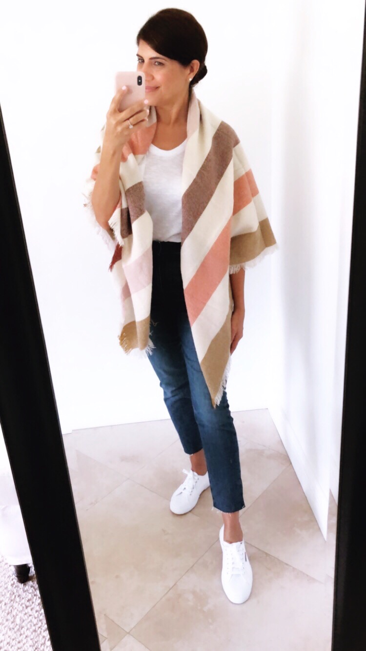 Madewell Bold Stripe Oversized Scarf