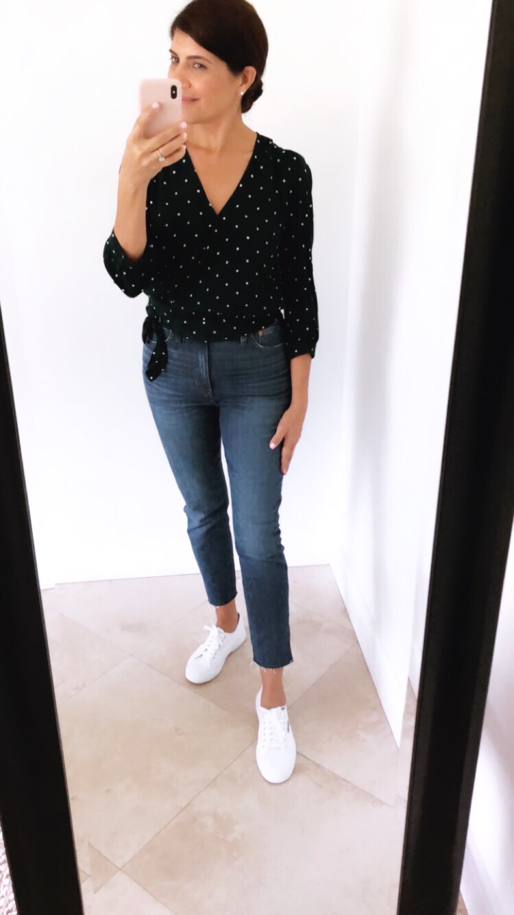 NORDSTROM ANNIVERSARY SALE TRY-ON SESSION 2019 _ Madewell Wrap Top