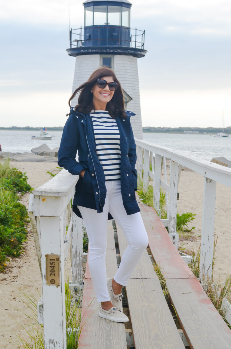 Desiree Leone wear nautical outfit in Nantucket