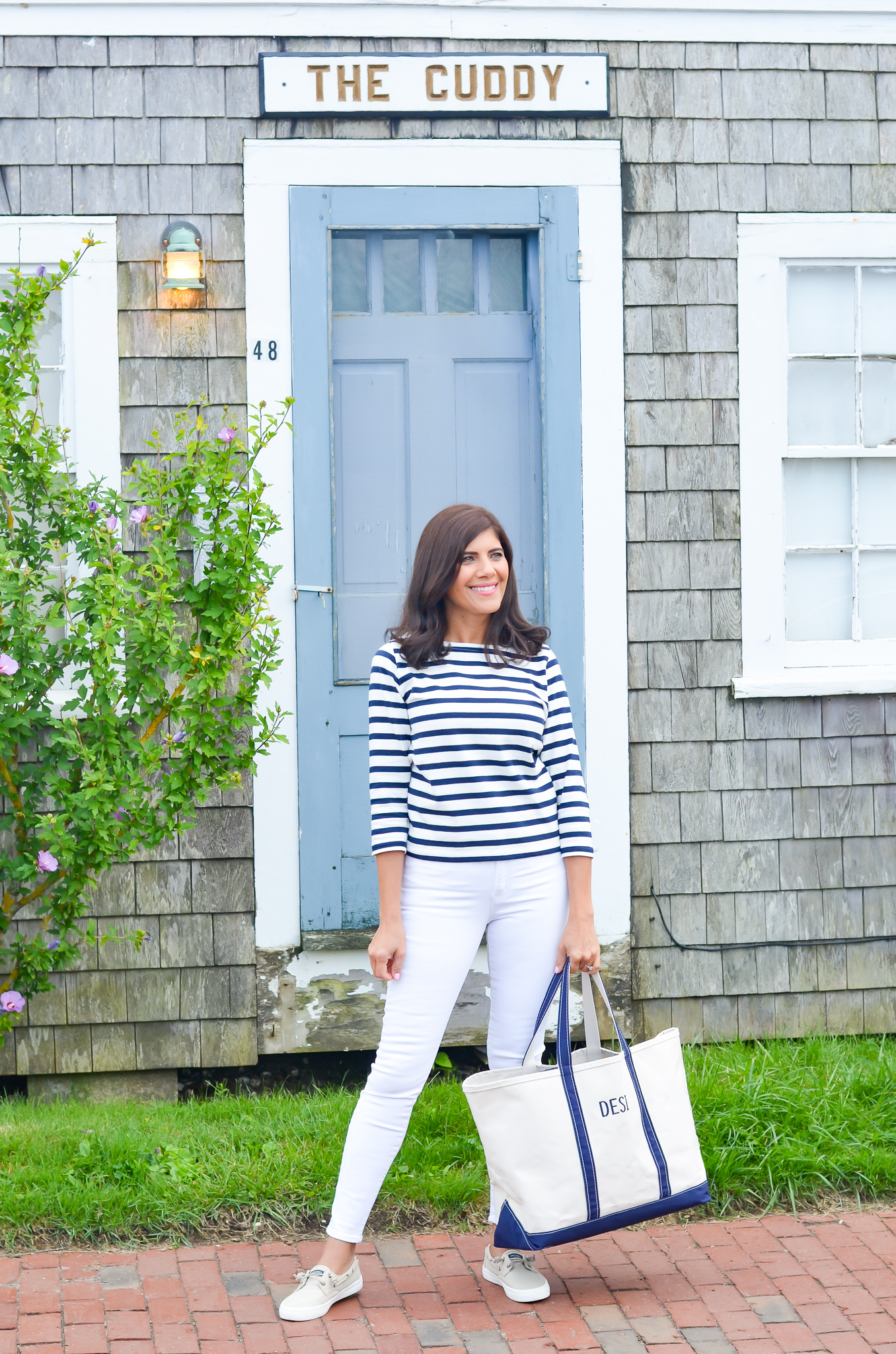 WHAT TO WEAR WITH BOAT SHOES - Desiree Leone of Beautifully Seaside