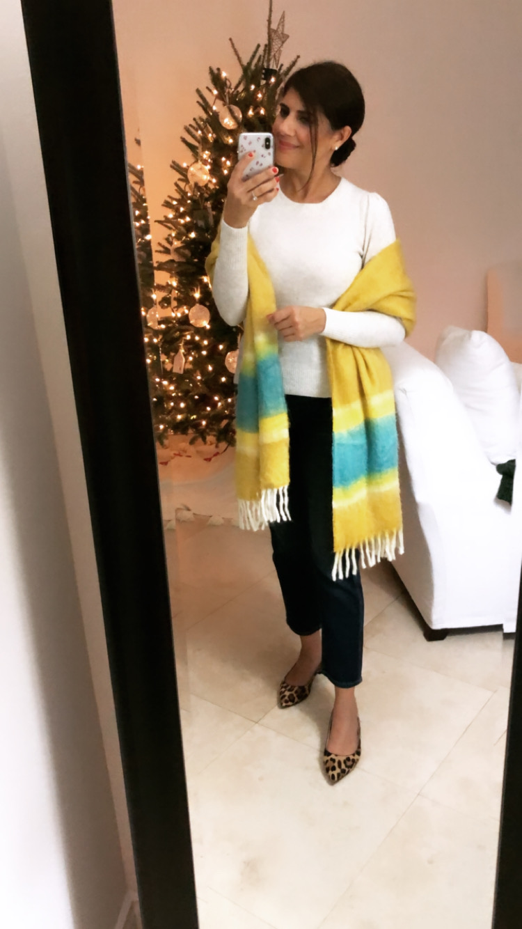 J.CREW HOLIDAY TRY-ON SESSION LOFT Puff Sleeve Sweater fit