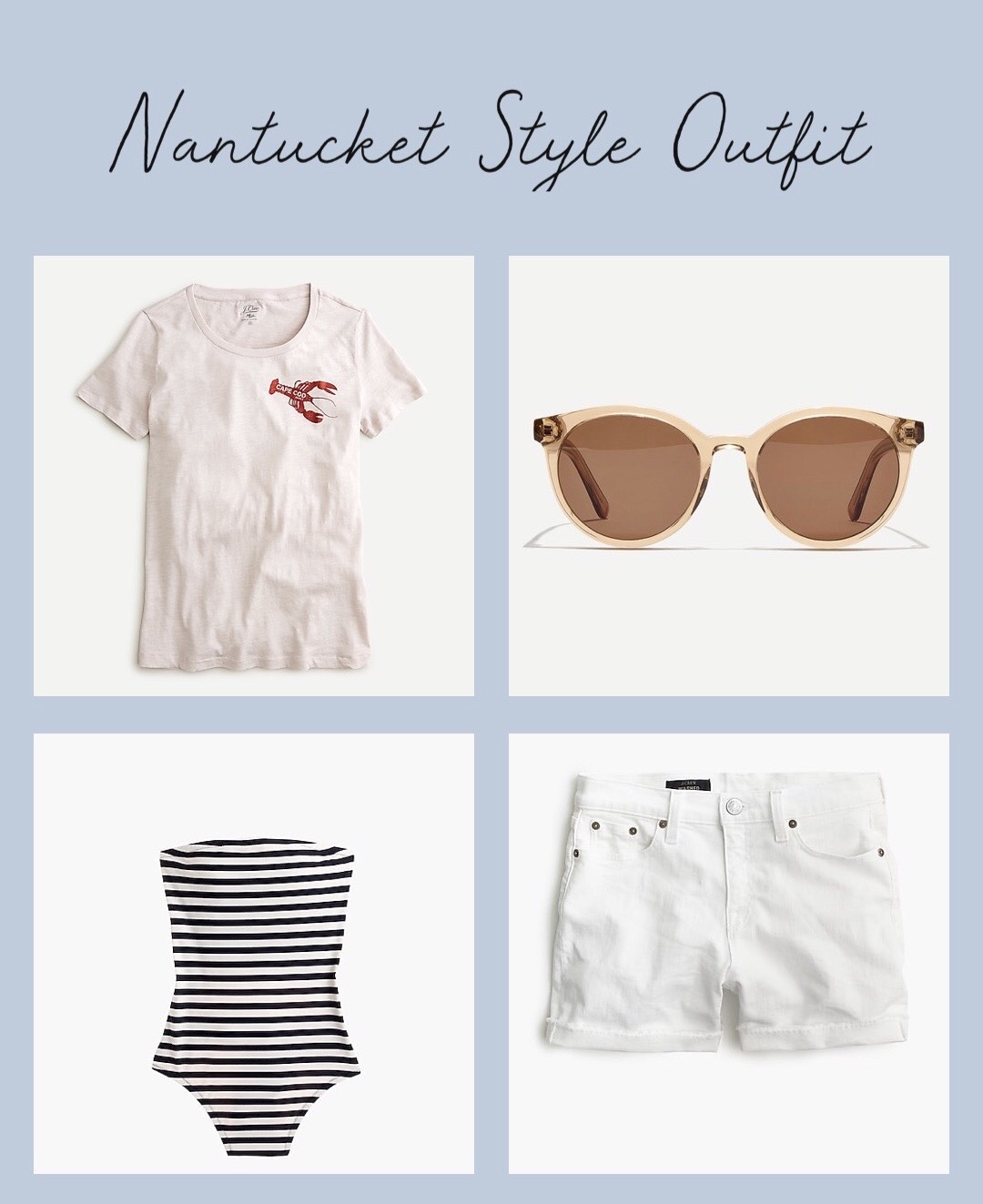 10 NANTUCKET STYLE OUTFITS by Desiree Leone of Beautifully Seaside