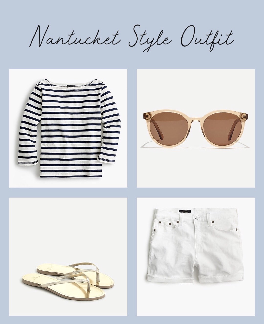 10 NANTUCKET STYLE OUTFITS by Desiree Leone of Beautifully Seaside