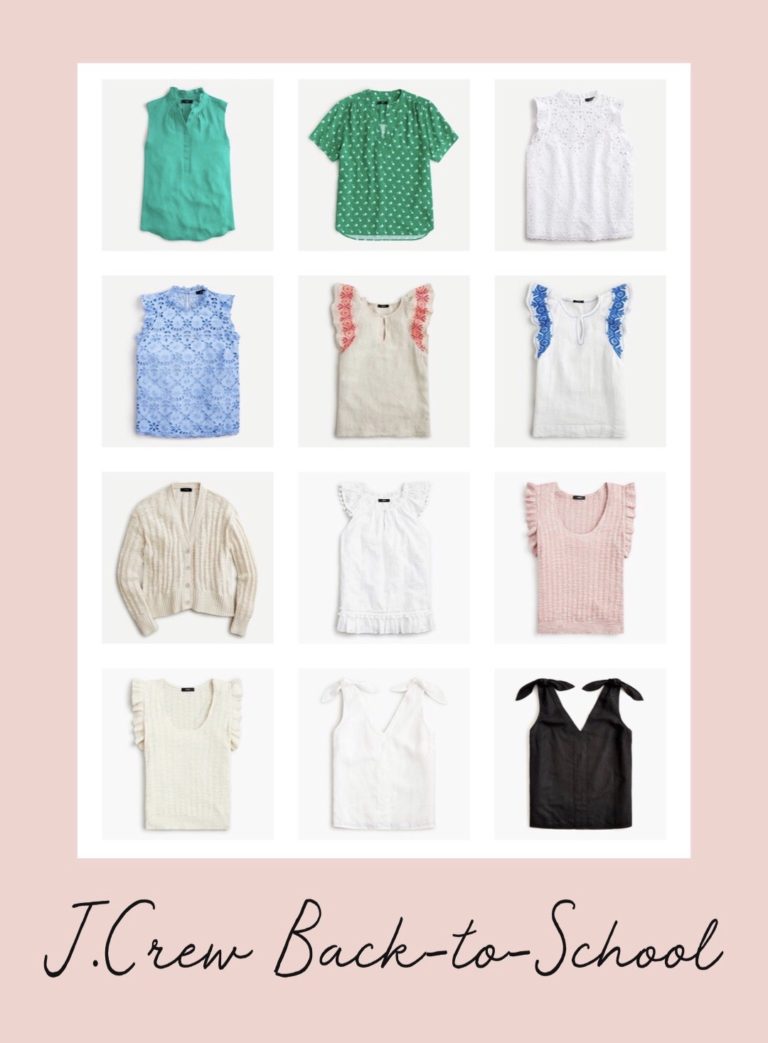 J.CREW BACK-TO-SCHOOL TOPS