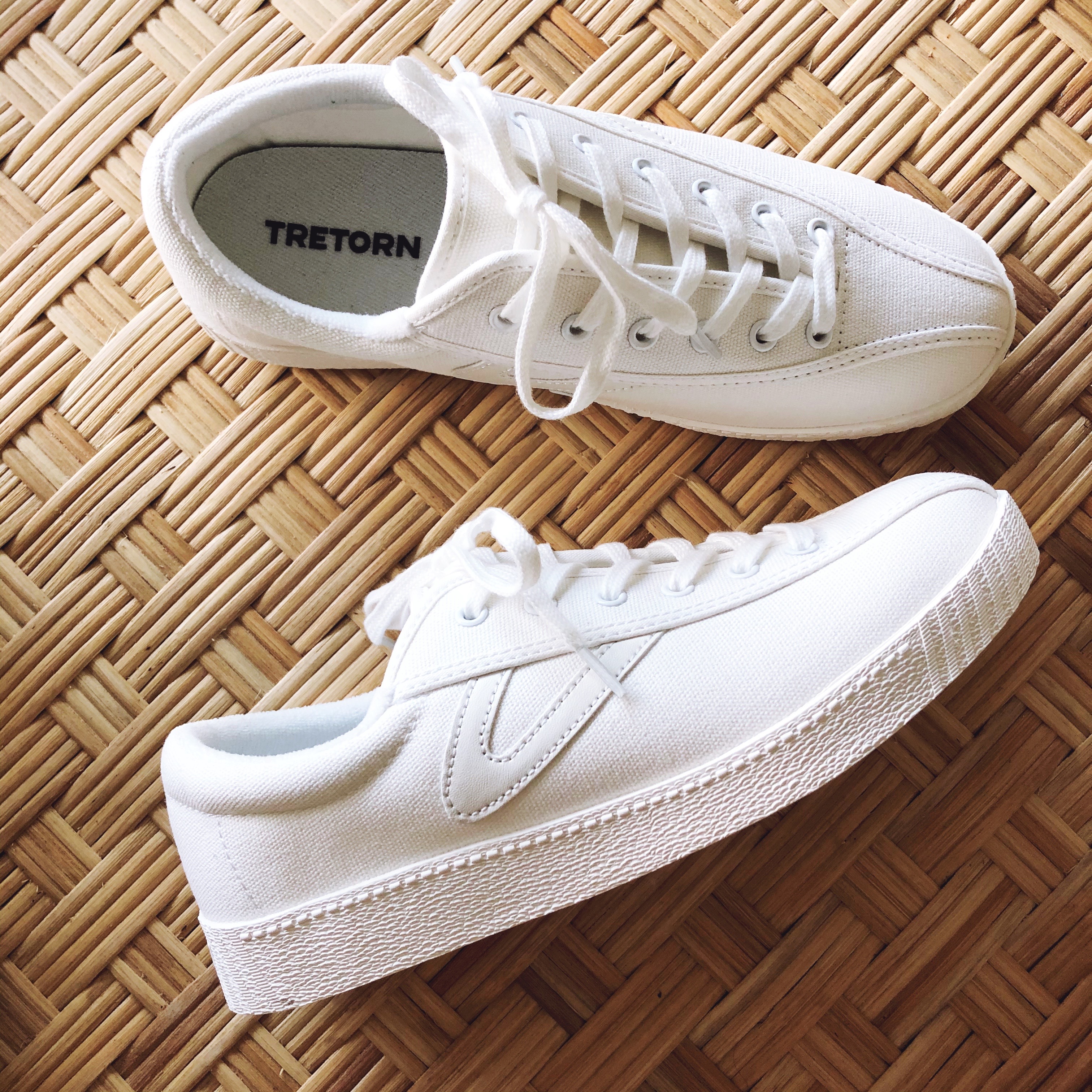 FALL TRENDS TO TRY OUT THIS YEAR- Tretorn White Sneakers