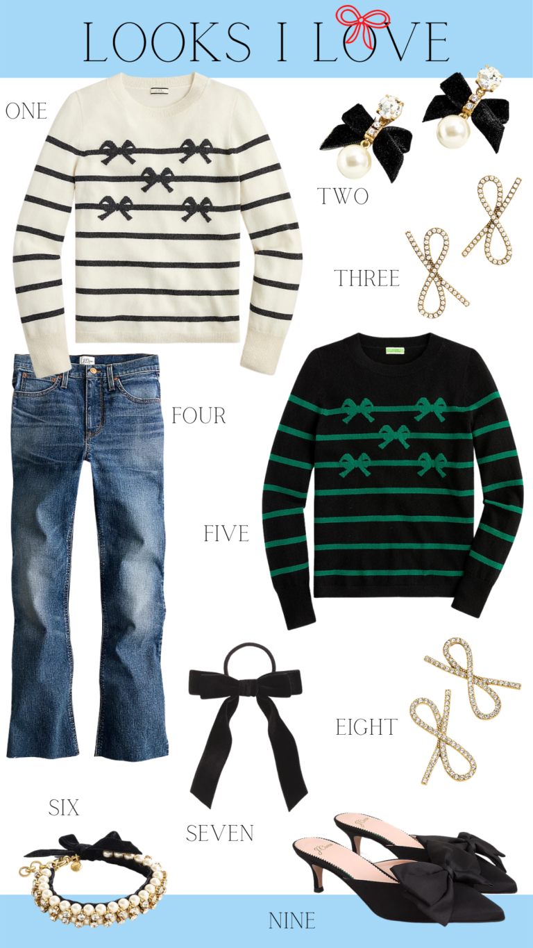 TIE A BOW ON YOUR HOLIDAY OUTFIT