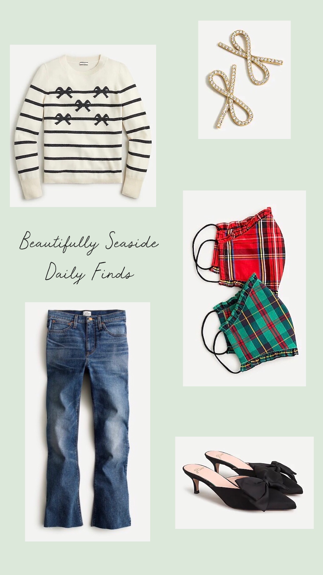 J.CREW HOLIDAY SEASON OUTFIT IDEAS 