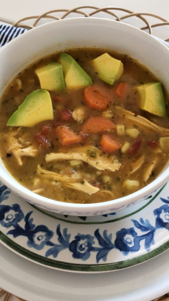 Dairy Free Homemade Chicken Tortilla Soup - Beautifully Seaside