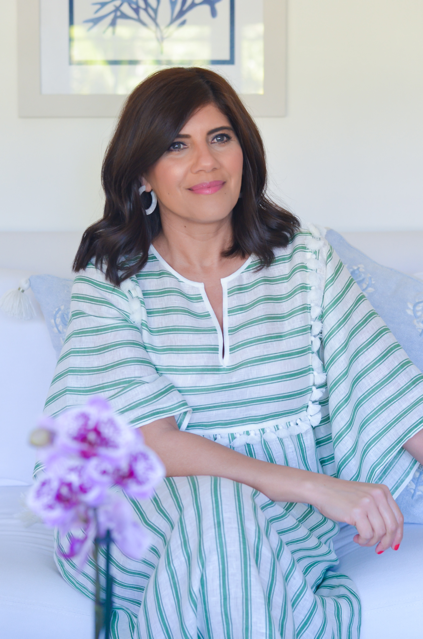 Desiree leone of Beautifully Seaside featuring new beauty buys for her 50th birthday
